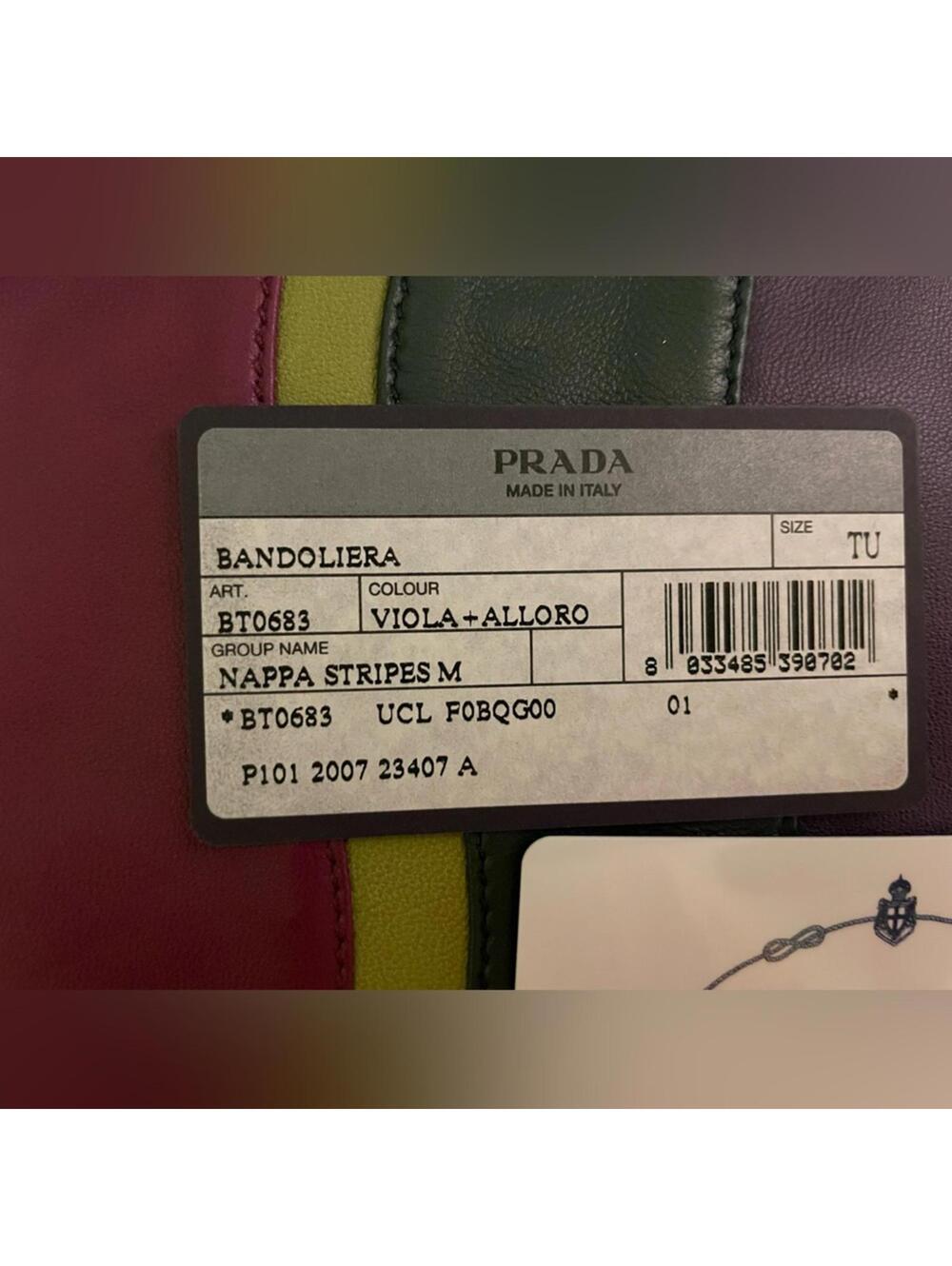 Prada Vibrant Multicolor Leather‎ Crossbody Bag - Picture 4 of 6